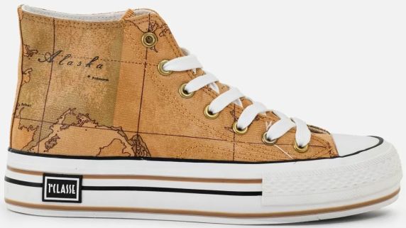 SNEAKERS ALTA IN TESSUTO CANVAS GEO CLASSIC Z025694300010 ALVIERO MARTINI 1^ CLASSE