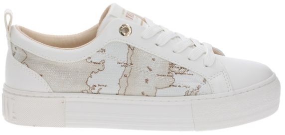 SNEAKERS IN PELLE LISCIA E TESSUTO LAMINATO GEO SAFARI N14970558X018 ALVIERO MARTINI 1A CLASSE