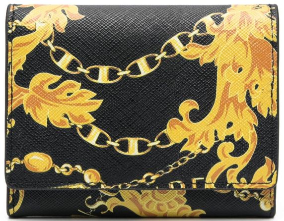 PORTAFOGLI PICCOLO IN PELLE 75YA5PB7ZP357G89 VERSACE JEANS COUTURE