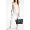 SHOPPING MEDIA TOTE VOYAGER IN PELLE A GRANA INCROCIATA 30H7SV6T8L001 MICHAEL KORS