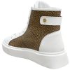 SNEAKERS ALTE IN PELLE LISCIA 6DZ904CB6047 BORBONESE