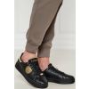 SNEAKERS IN PELLE LISCIA 77YA3SK1ZP332G89 VERSACE JEANS COUTURE