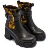 STIVALETTI IN PELLE LISCIA 79VA3S84ZS867G89 VERSACE JEANS COUTURE