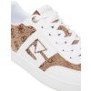 SNEAKERS IN PELLE E TESSUTO NOCHEE2 FLTNC2ELE12WHIBR GUESS