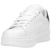 SNEAKERS ADDICT IN PELLE LISCIA GACAW00013BIANCONERO GAELLE PARIS