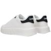 SNEAKERS ADDICT IN ECOPELLE LISCIA GBCDP2965BIANCONERO GAELLE PARIS