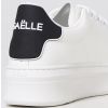 SNEAKERS ADDICT IN ECOPELLE LISCIA GBCDP2755BIANCONERO GAELLE PARIS