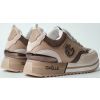 SNEAKERS PLATFORM IN PELLE GBCDP3105BEIGE GAELLE PARIS