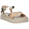 SANDALI IN PELLE LISCIA E TESSUTO N05850933X037 ALVIERO MARTINI 1A CLASSE