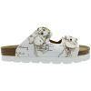 CIABATTE IN PELLE GEO WHITE N088197520900 ALVIERO MARTINI 1A CLASSE