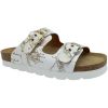 CIABATTE IN PELLE GEO WHITE N088197520900 ALVIERO MARTINI 1A CLASSE