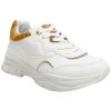 SNEAKERS IN PELLE LISCIA E TESSUTO GEO CLASSIC N11610193X013 ALVIERO MARTINI 1A CLASSE
