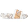 CIABATTE SLIDE CON LOGO GEO WHITE N21970513X013 ALVIERO MARTINI 1A CLASSE
