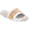 CIABATTE SLIDE CON LOGO GEO WHITE N21970513X013 ALVIERO MARTINI 1A CLASSE