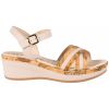 SANDALI CON ZEPPA IN PELLE E TESSUTO N09570517A042 ALVIERO MARTINI 1A CLASSE