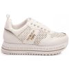 SNEAKERS IN PELLE LISCIA TRAFORATA PPJ15002 PATRIZIA PEPE