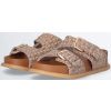 SANDALI IN TESSUTO E PELLE LOREN 09 SA5127TX43961320 LIU JO