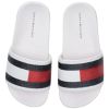 CIABATTE SLIDE CON LOGO T3A0306750813100 TOMMY HILFIGER