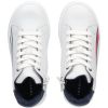 SNEAKERS ALTA IN PELLE LISCIA T3B4320541287X336 TOMMY HILFIGER 