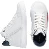 SNEAKERS ALTA IN PELLE LISCIA T3B4320541287X336 TOMMY HILFIGER 
