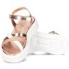 SANDALI IN PELLE LISCIA T4A2321831195Y997 TOMMY HILFIGER