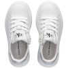 SNEAKERS IN PELLE LISCIA LOW CUT LACE UP V3X9803451355X025 CALVIN KLEIN JEANS