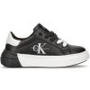 SNEAKERS IN PELLE LISCIA LOW CUT LACE UP V3X9803471355X001 CALVIN KLEIN JEANS