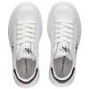 SNEAKERS IN PELLE LISCIA LOW CUT LACE UP V3X9808761355X002 CALVIN KLEIN JEANS