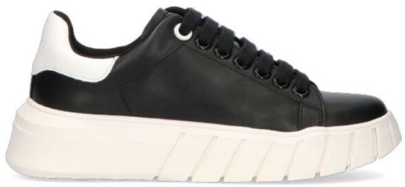 SNEAKERS ADDICT IN ECOPELLE LISCIA GBCDP2764NERO GAELLE PARIS