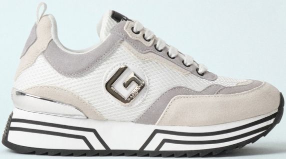 SNEAKERS PLATFORM IN TESSUTO E PELLE GACAW00003BIANCO GAELLE PARIS