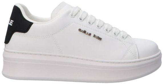 SNEAKERS ADDICT IN PELLE LISCIA GACAW00019BIANCONERO GAELLE PARIS