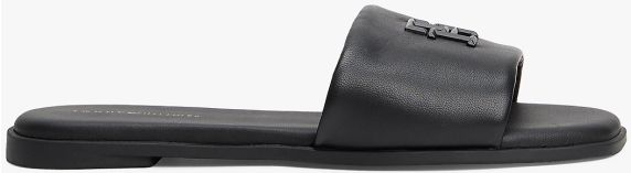 CIABATTE IN PELLE LOGO HARDWARE MULE FW0FW08806BDS TOMMY HILFIGER