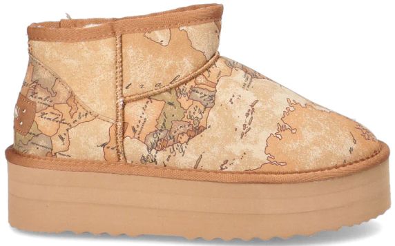 STIVALETTI BASSI IN PELLE NABUK GEO CLASSIC Z064995240010 ALVIERO MARTINI 1A CLASSE
