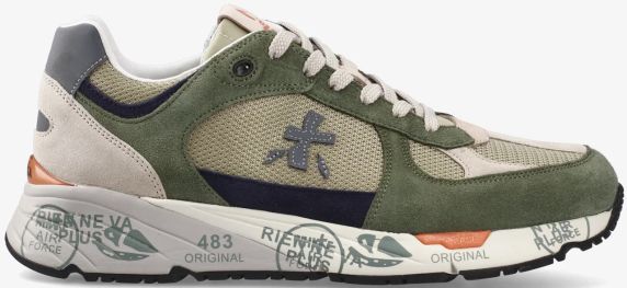 SNEAKERS IN PELLE E TESSUTO MASE 7295 PREMIATA