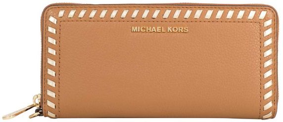 PORTAFOGLI ZIP GRANDE LAURYN IN PELLE MARTELLATA 32S7ML0T3M532 MICHAEL KORS