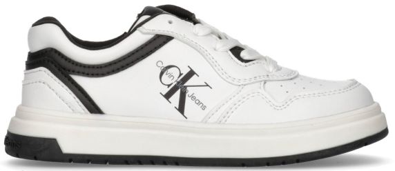 SNEAKERS IN PELLE LISCIA LOW CUT LACE UP V3X9807261355100 CALVIN KLEIN JEANS