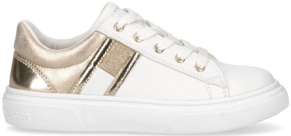 SNEAKERS IN PELLE LISCIA T3A4321571383X048 TOMMY HILFIGER 