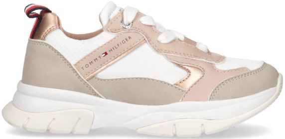SNEAKERS IN PELLE LISCIA E TESSUTO T3A4321630316A167 TOMMY HILFIGER