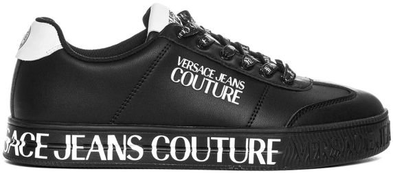 SNEAKERS IN PELLE LISCIA COURT 75YA3SK6ZP335899 VERSACE JEANS COUTURE