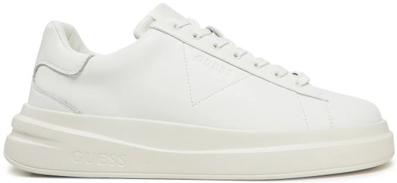 SNEAKERS IN PELLE LISCIA ELBA FMJLBALEA12WHITE GUESS