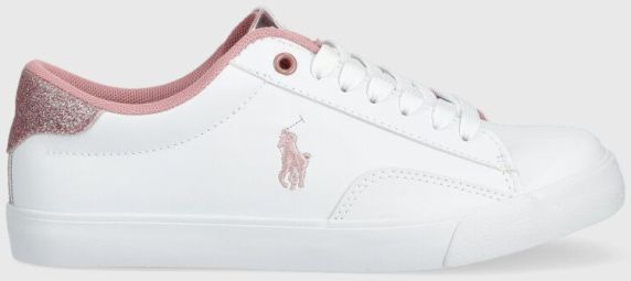 SNEAKERS IN PELLE LISCIA THERON V RF104103 POLO RALPH LAUREN 