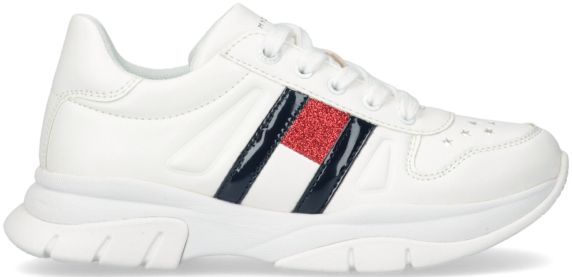 SNEAKERS IN PELLE LISCIA T3A4310320813100 TOMMY HILFIGER
