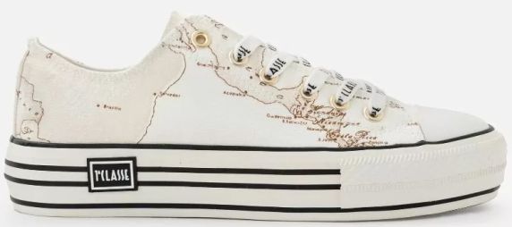 SNEAKERS IN TESSUTO CANVAS GEO WHITE Z057397960900 ALVIERO MARTINI 1A CLASSE