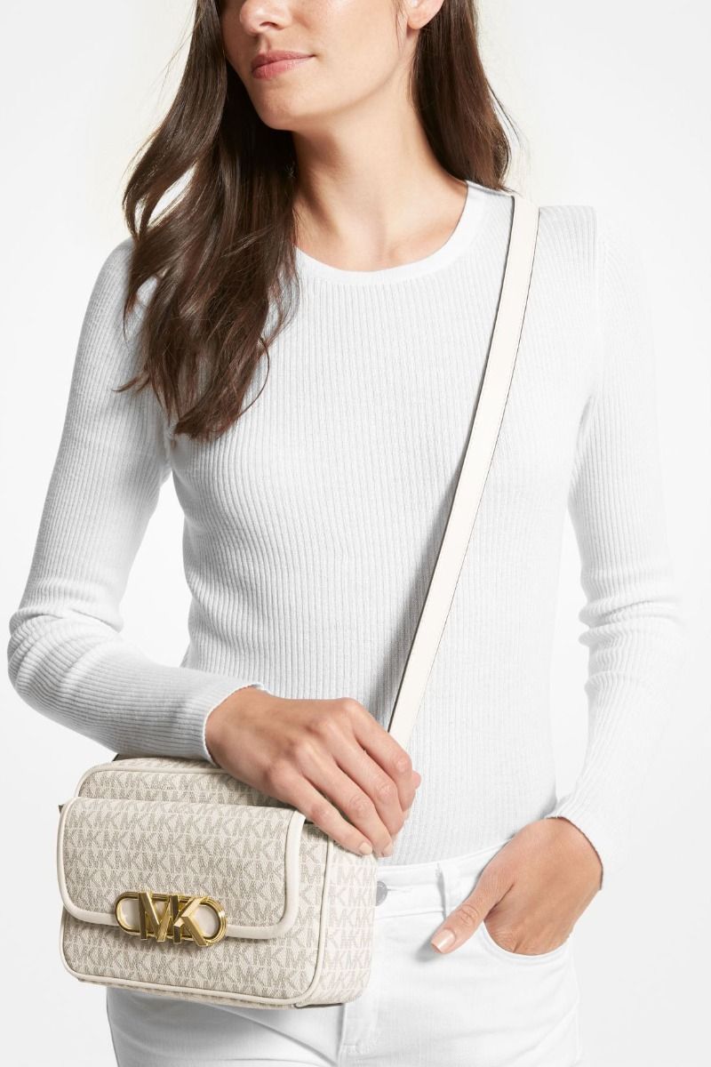 TRACOLLA MEDIA PARKER IN PELLE SAFFIANO 32F2G7PC8V150 MICHAEL KORS 21basilicius