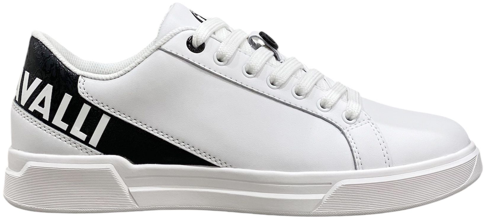 SNEAKERS IN PELLE LISCIA 77QA3SB9ZPA77003 JUST CAVALLI