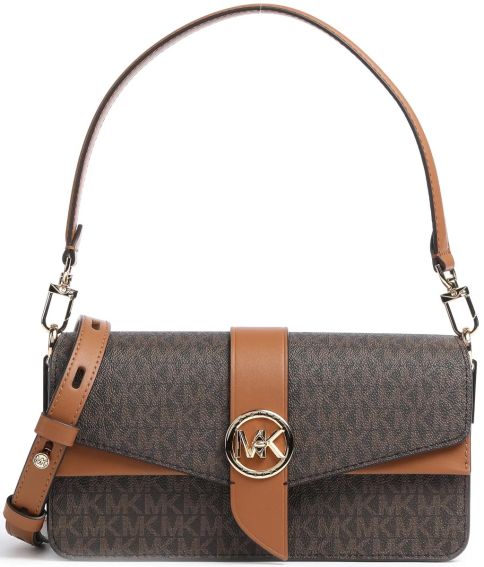 TRACOLLA MEDIA GREENWICH IN PELLE SAFFIANO 30H1GGRL6B200 MICHAEL KORS