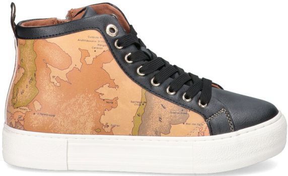 SNEAKERS ALTE IN PELLE LISCIA GEO CLASSIC N12970208X550 ALVIERO MARTINI 1A CLASSE