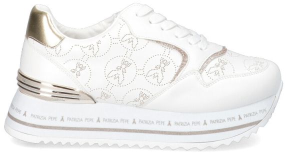 SNEAKERS IN PELLE LISCIA LOGATA PPJ21627 PATRIZIA PEPE
