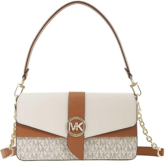 TRACOLLA MEDIA GREENWICH IN PELLE SAFFIANO 30H1GGRL6B150 MICHAEL KORS