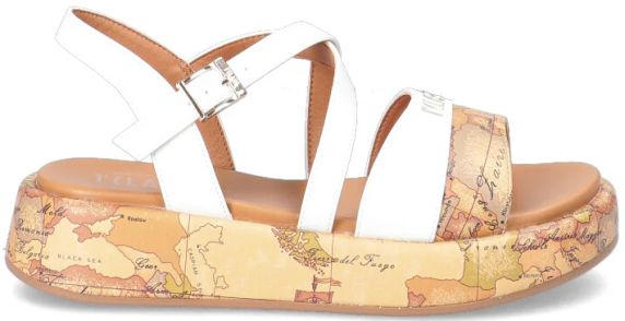 SANDALI IN PELLE LISCIA GEO CLASSIC N21900371X036 ALVIERO MARTINI 1A CLASSE